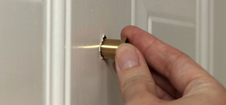 peephole door repair in Garnet